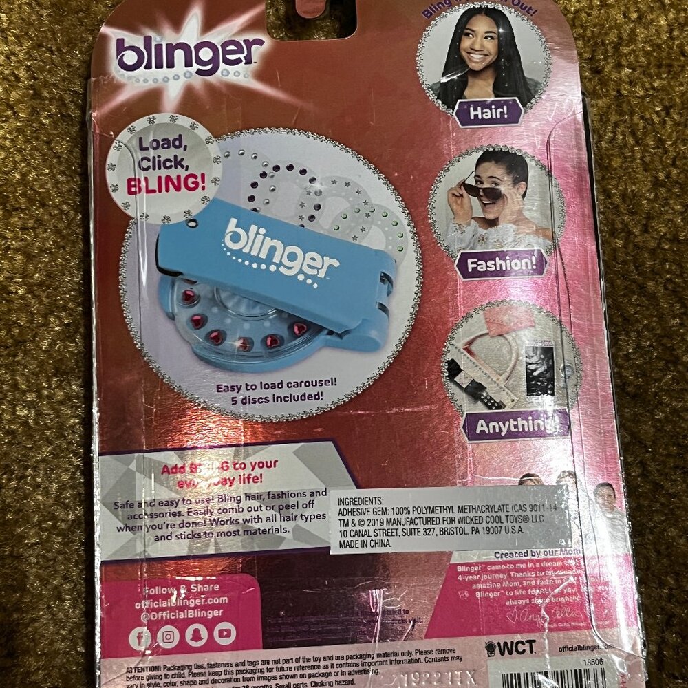Blinger with three new disks plus a NIB refill package - Picture 5 of 5